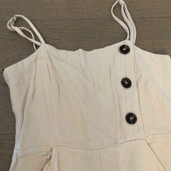 Forever 21 Linen Blend Culotte Jumpsuit - Picture 6 of 8